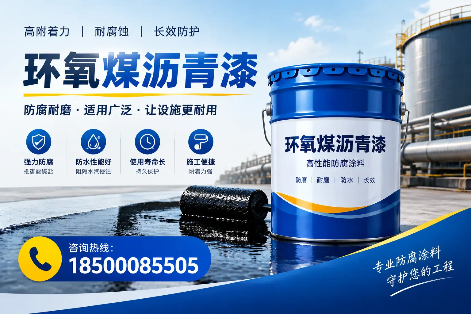 环氧煤沥青漆与其他涂料的对比分析,助力永春企业决策